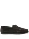 Vinny's Boatman Boat Shoes In Brown