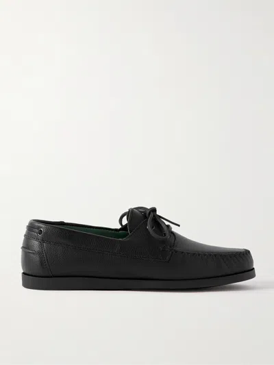 Vinny's Boatman Full-grain Leather Boat Shoes In Multi
