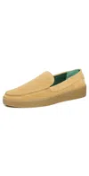 Vinny's Ezee Suede Slip On Loafers Sand Suede In Sand Suede
