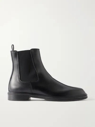 Vinny's Elasticated-side Panel Boots In Black