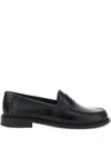 Vinny's Leather Loafers In Black