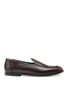 Vinny's Belgee Leather Loafers In Brown