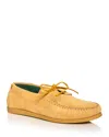Vinny's Boatman Suede Boat Shoes Sand Suede In Sand