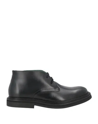 Vinny's Man Ankle Boots Black Size 9 Leather