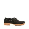 Vinny's Aztec Boat Shoe In Brown