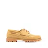 Vinny's Aztec Boat Shoes In Yellow