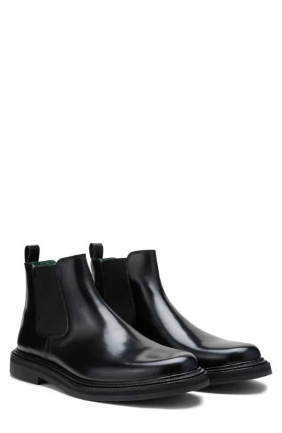 Vinny's Vinnee Chelsea Boot In Black Leather