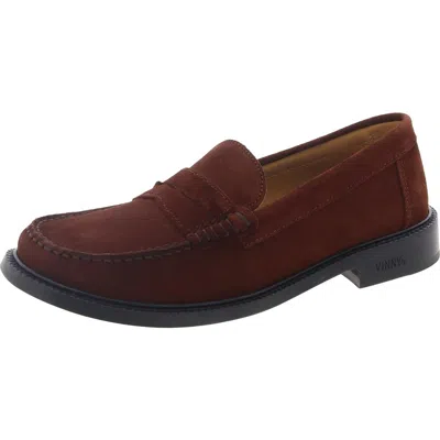 Vinny's Yardee Mens Padded Insole Leather Loafers In Multi