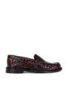 Vinny's Yardee Mocassin Loafer In Brown Python
