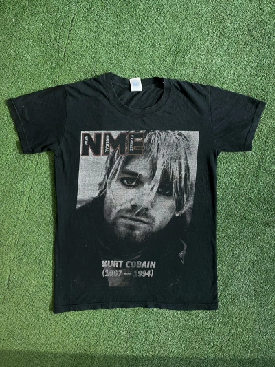 Pre-owned Vintage 00s Nirvana Kurt Cobain Nme Memorial 1967-1994 Tee In Black