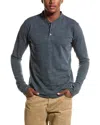 Vintage 1946 Burnout Henley Shirt In Gray