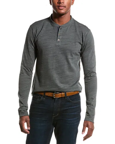 Vintage 1946 Burnout Henley Shirt In Grey