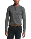 Vintage 1946 Burnout Henley Shirt In Grey