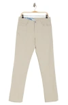 Vintage 1946 Flat Front Slim Leg Performance Twill Pants In Desert