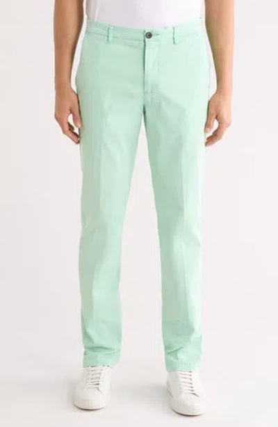 Vintage 1946 Garment Dyed Flat Front Pant In Green
