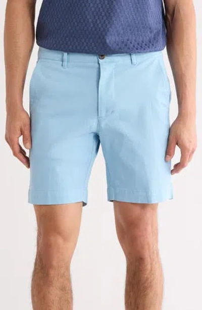 Vintage 1946 Garment Dyed Flat Front Shorts In Blue
