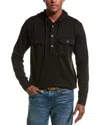 Vintage 1946 Hooded Pullover In Black