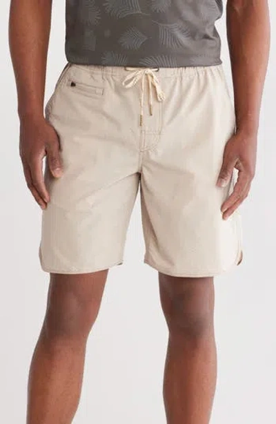 Vintage 1946 Hybrid Seersucker Drawstring Shorts In Khaki
