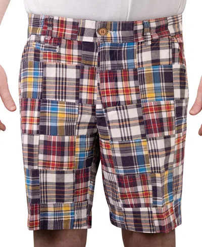 Vintage 1946 Men's Acid Wash Madras 9" Shorts In Multi