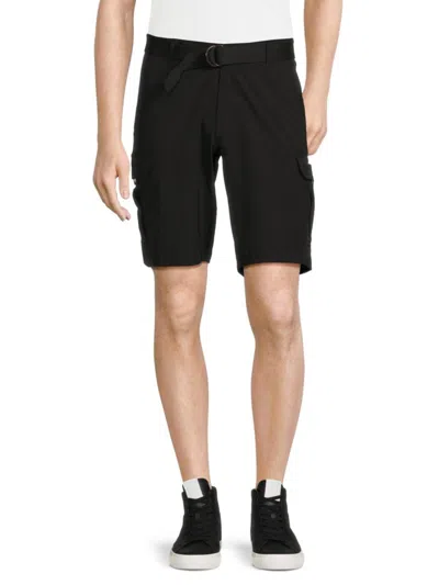 Vintage 1946 Men's Belted Cargo Shorts In Black