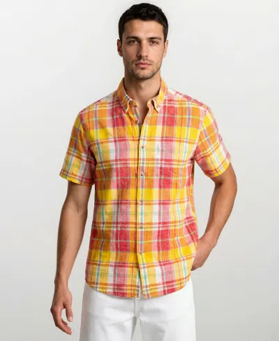 Vintage 1946 Madras Short Sleeve Button-down Shirt In Multi