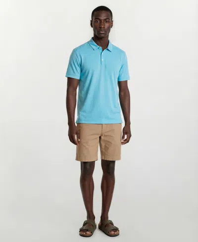 Vintage 1946 Men's Flat Front Regular-fit Shorts In Blue