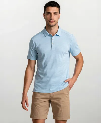 Vintage 1946 Men's Hybrid Performance Regular-fit Polo Shirt In Blue