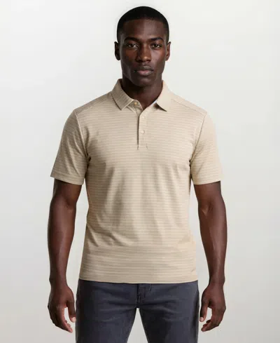 Vintage 1946 Men's Hybrid Performance Regular-fit Polo Shirt In Brown