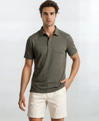 Vintage 1946 Men's Knit Performance Regular-fit Polo Shirt In Green