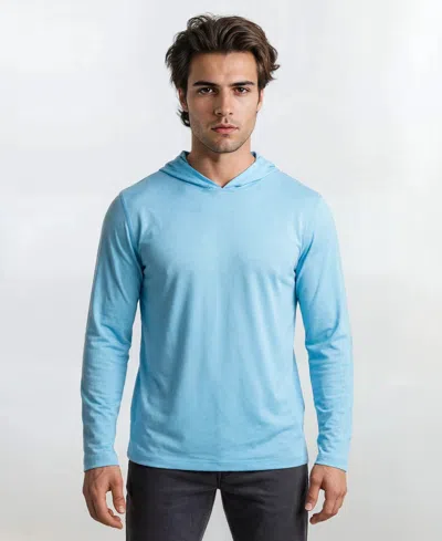 Vintage 1946 Men's Light Weight Performance Long-sleeve Hoodie In Blue
