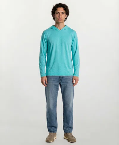 Vintage 1946 Men's Light Weight Performance Long-sleeve Hoodie In Blue