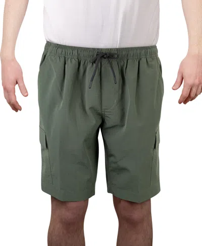 Vintage 1946 Men's Metal Vent Woven 9" Cargo Shorts In Green