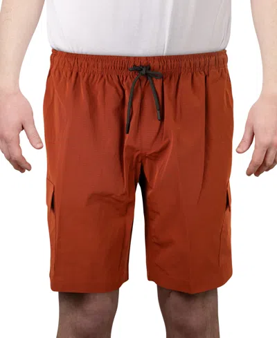 Vintage 1946 Men's Metal Vent Woven 9" Cargo Shorts In Orange