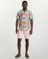 Vintage 1946 Patchwork Madras Short Sleeve Button-down Shirt In Multi