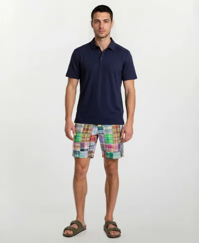 Vintage 1946 Men's Patch Detail Flat-front Shorts In Multi