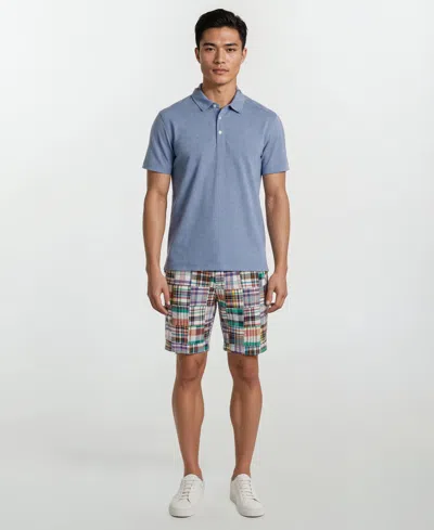 Vintage 1946 Men's Patch Detail Flat-front Shorts In Multi