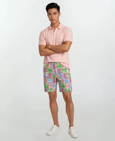 Vintage 1946 Men's Patch Detail Flat-front Shorts In Multi