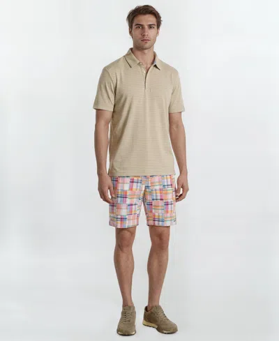 Vintage 1946 Men's Patch Detail Flat-front Shorts In Multi