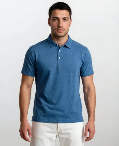 Vintage 1946 Men's Performance Short-sleeve Polo Shirt In Blue