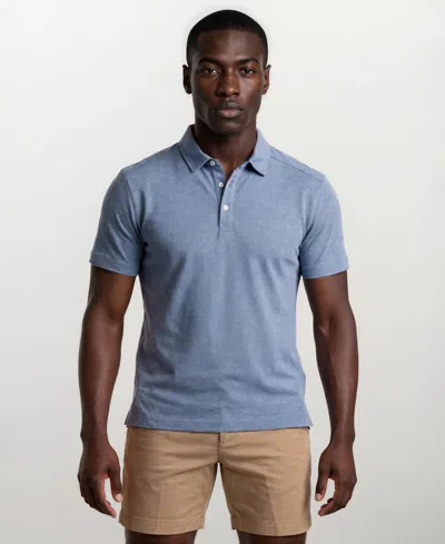 Vintage 1946 Men's Performance Short-sleeve Polo Shirt In Blue