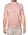 Vintage 1946 Space Dye Polo In Orange Multi