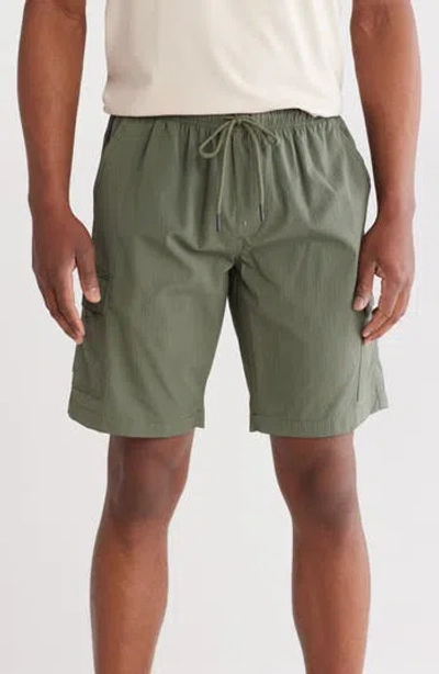 Vintage 1946 Metal Vent Performance Cargo Shorts In Sage