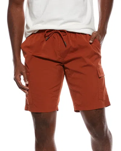 Vintage 1946 Metal Vent Staple Weave Cargo Short In Burgundy