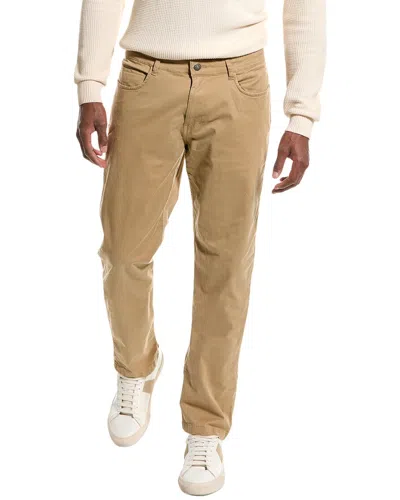 Vintage 1946 Performance Twill Pant In Brown