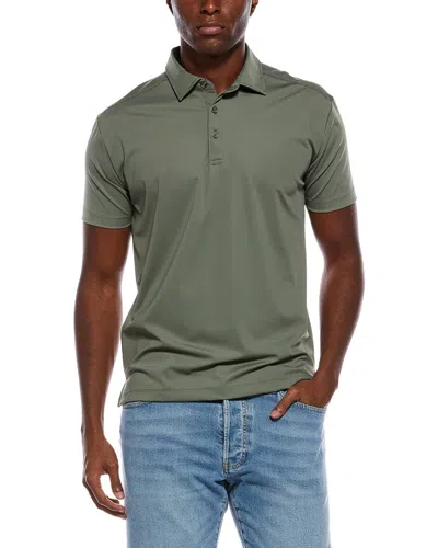 Vintage 1946 Pinweave Hybrid Stripe Polo Shirt In Green