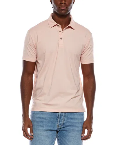 Vintage 1946 Pinweave Hybrid Stripe Polo Shirt In Animal Print