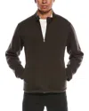 Vintage 1946 Sherpa Bonded Fleece Cardigan In Brown
