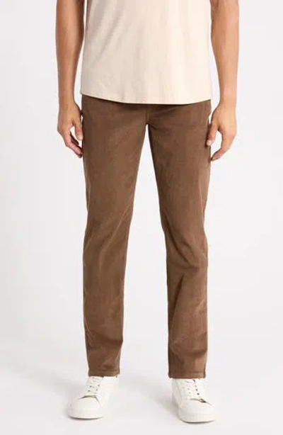 Vintage 1946 Stretch Corduroy Slim Straight Pants In Brown
