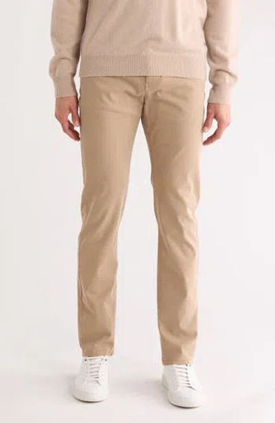 Vintage 1946 Stretch Cotton Blend 5-pocket Pants In Brown