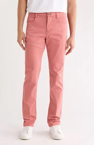 Vintage 1946 Stretch Cotton Blend 5-pocket Pants In Pink